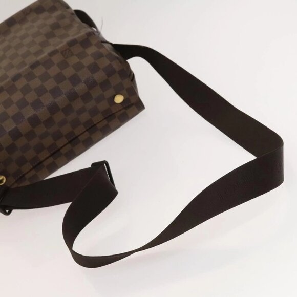 LOUIS VUITTON Damier Ebene Naviglio Shoulder Bag N45255 LV Auth BA4424 - Picture 6 of 16